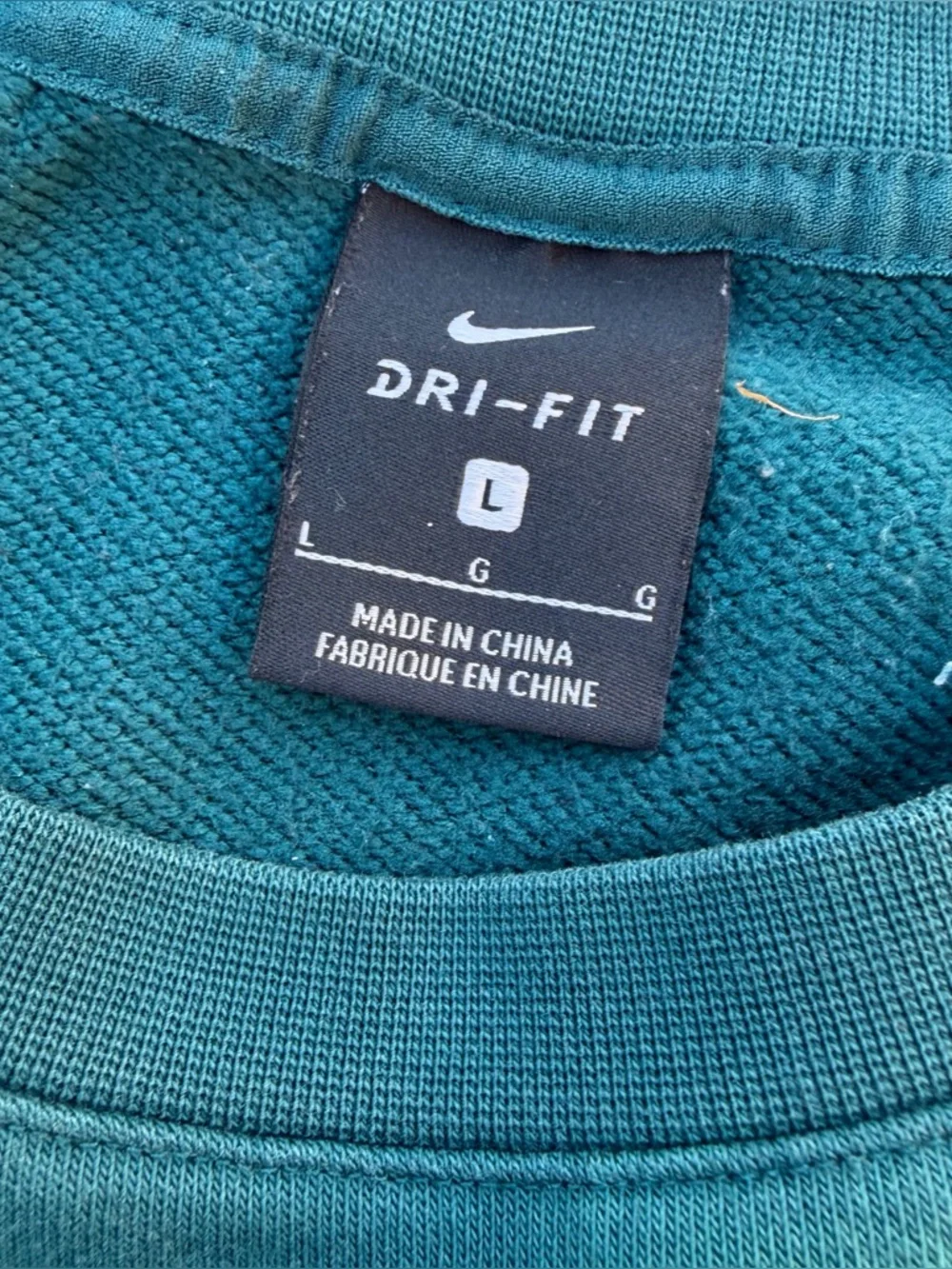 Nike Cropped Crewneck Sweatshirt Large